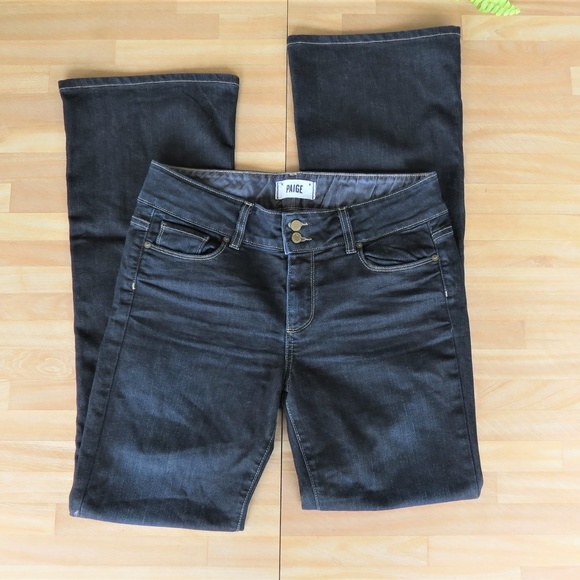 PAIGE Denim - PAIGE Hidden Hills Dark Wash  Boot Cut Jeans 30